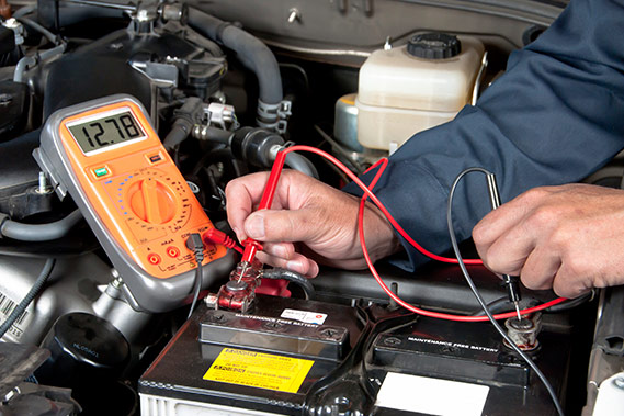 Orange equipment and battery